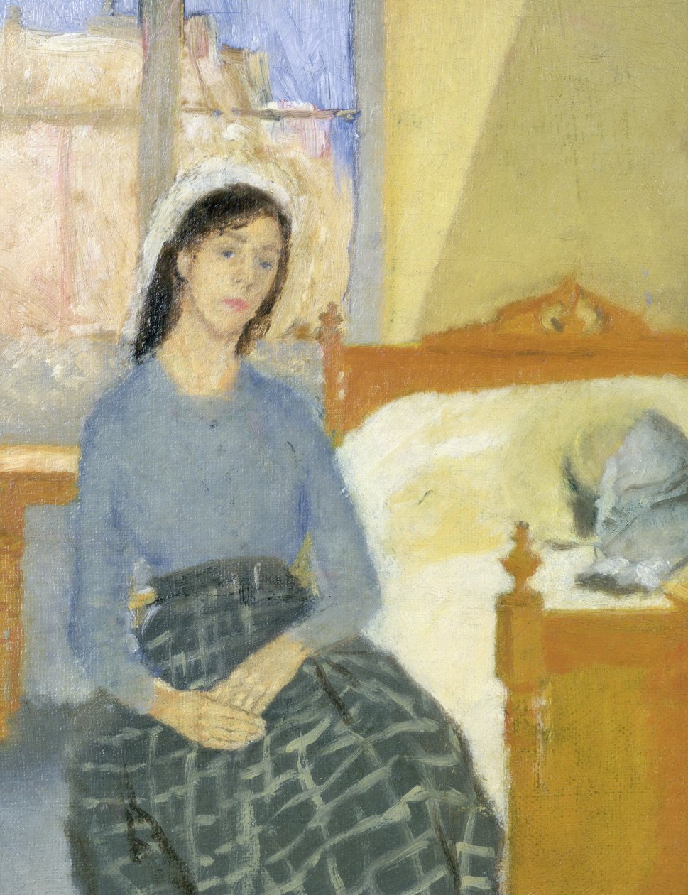 Kunstneren på rommet hennes i Paris av Gwen John