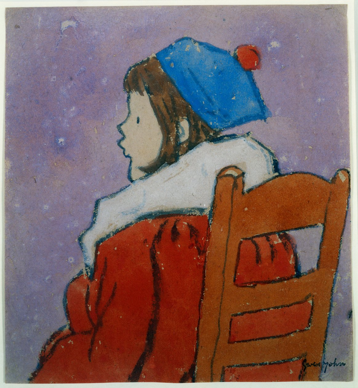 Petit Profile, ca. 1920 av Gwen John