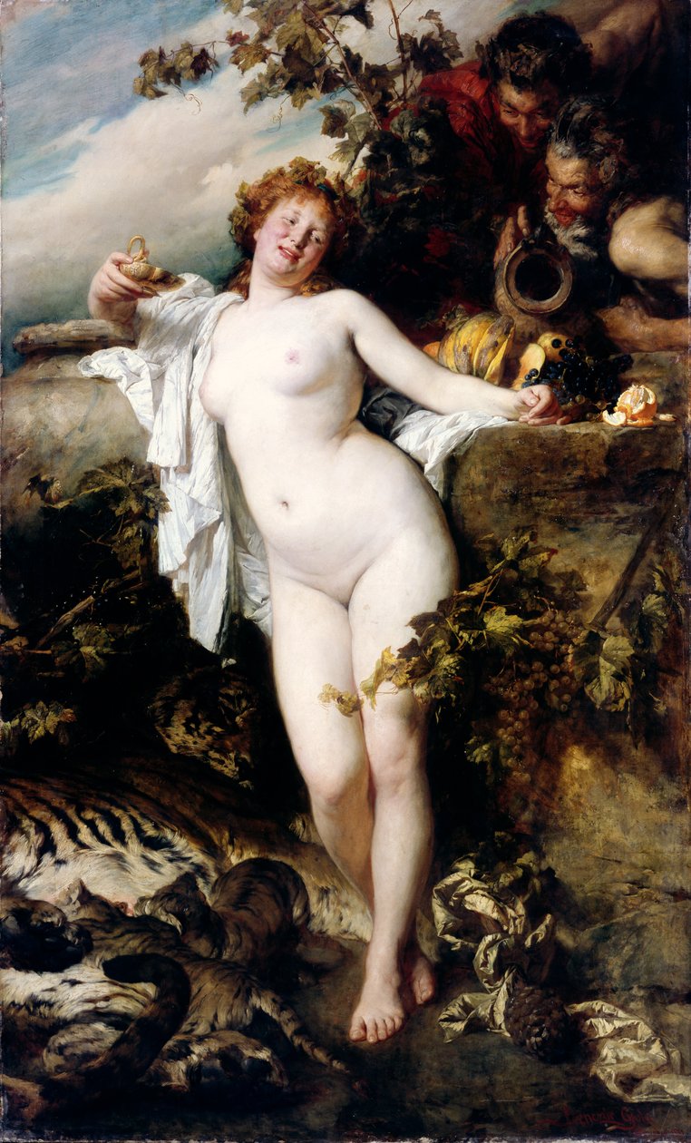 Bacchante av Gyula Benczúr