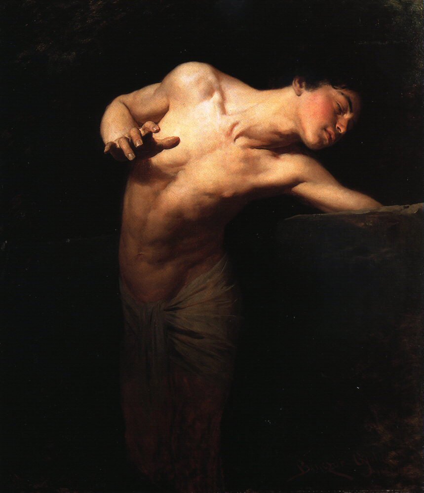 Narcissus av Gyula Benczúr