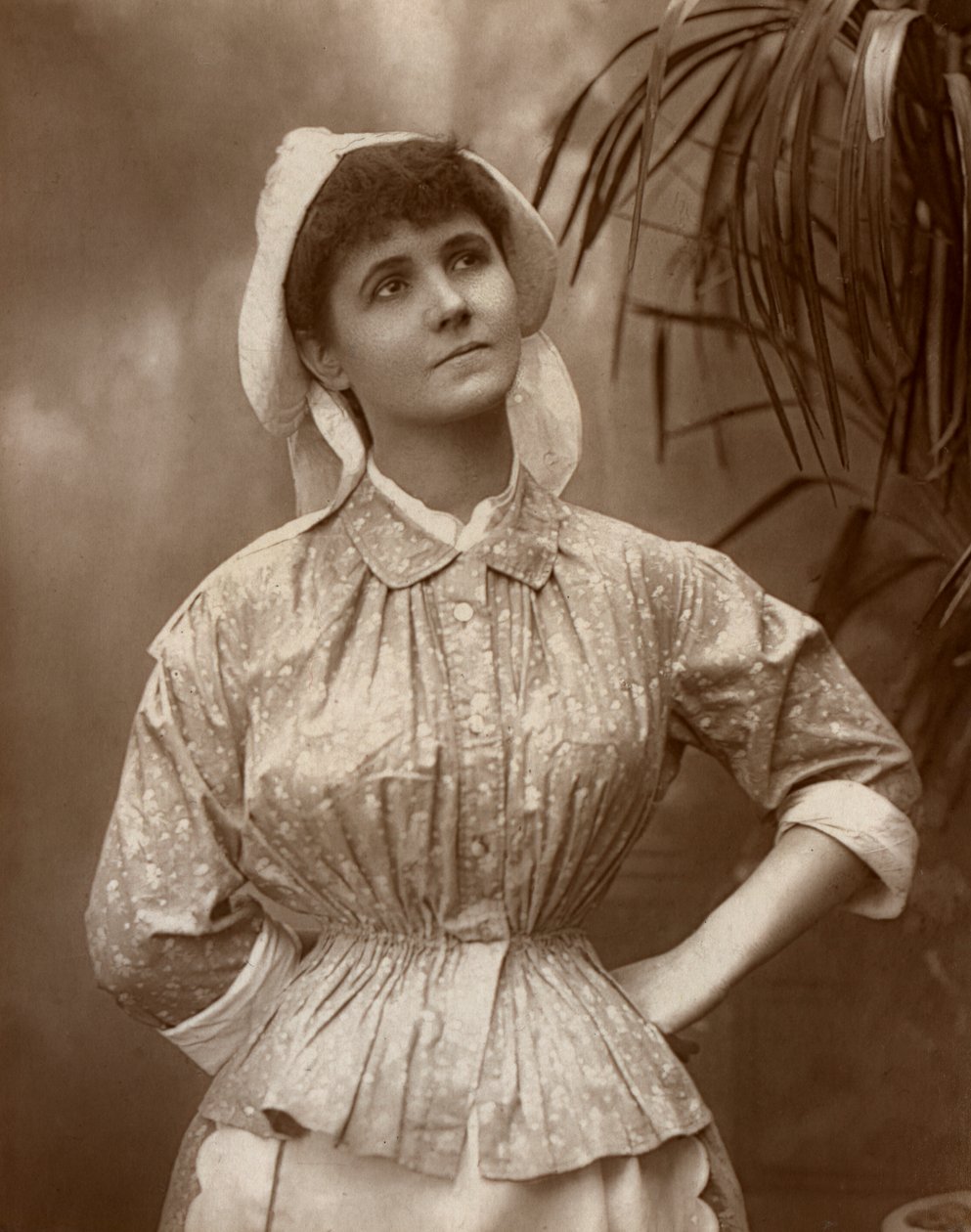 Agnes Hewitt , britisk skuespillerinne, 1887 av HS Mandelssohn