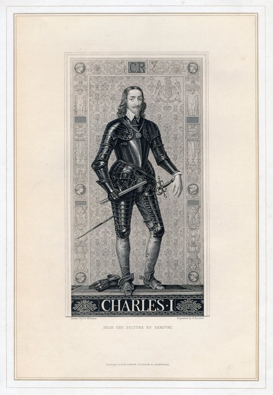 Charles I av England, 1800-tallet. av H. Bourne