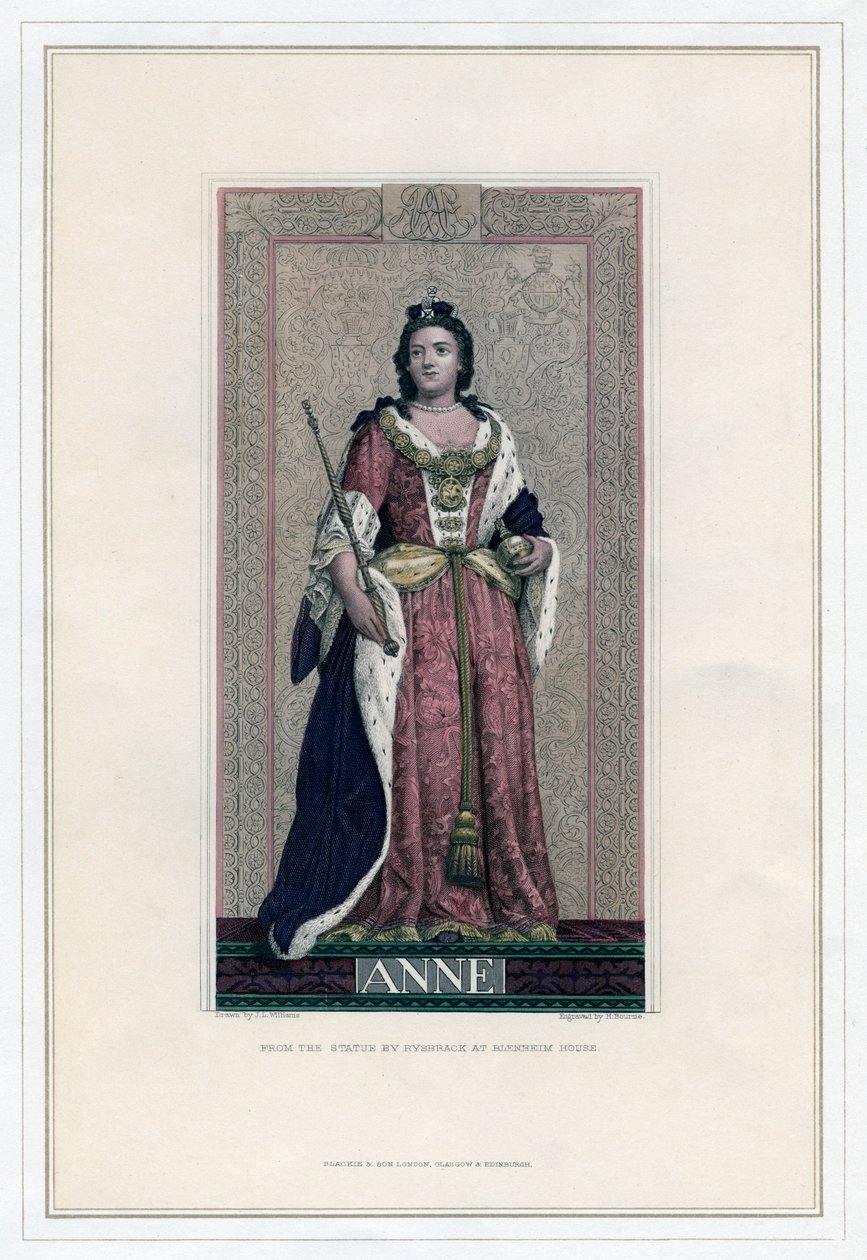 Dronning Anne, 1800-tallet av H. Bourne