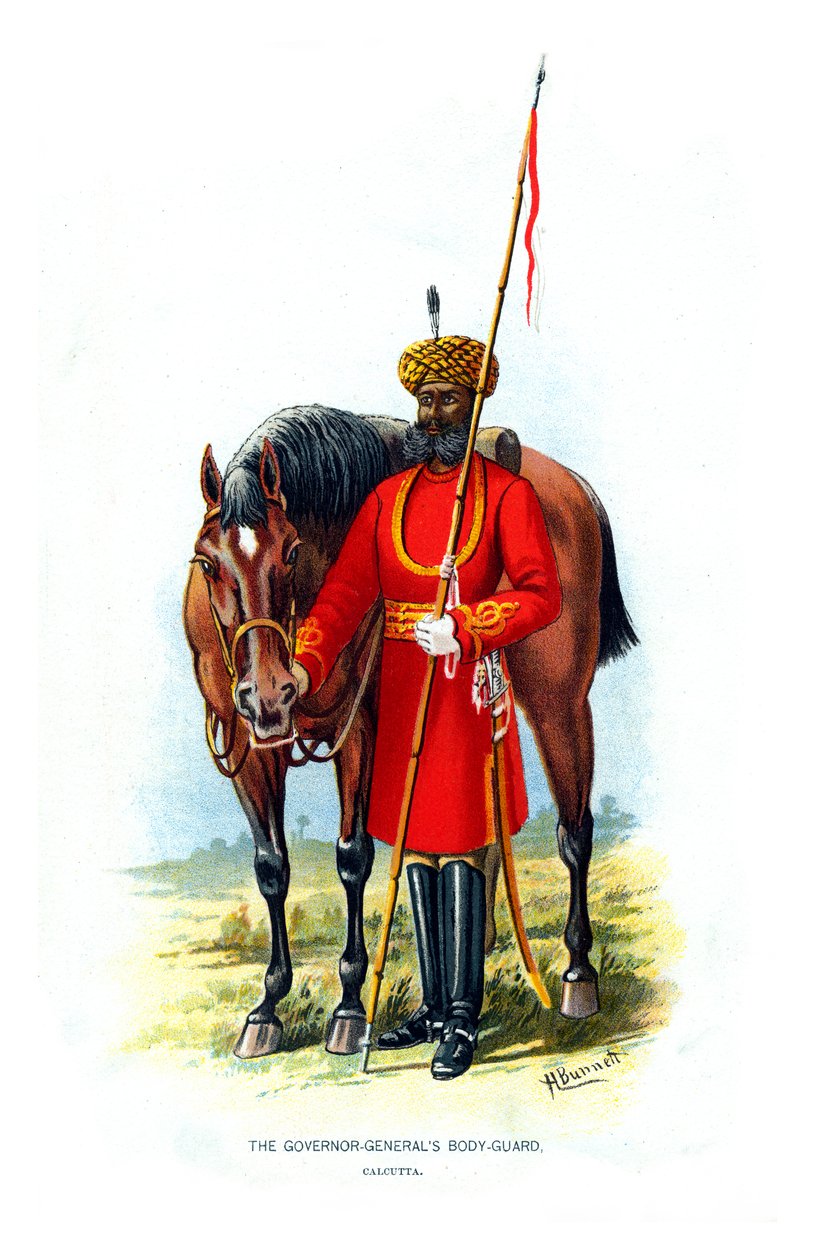 Governor Generals Body Guard, c1890. av H. Bunnett