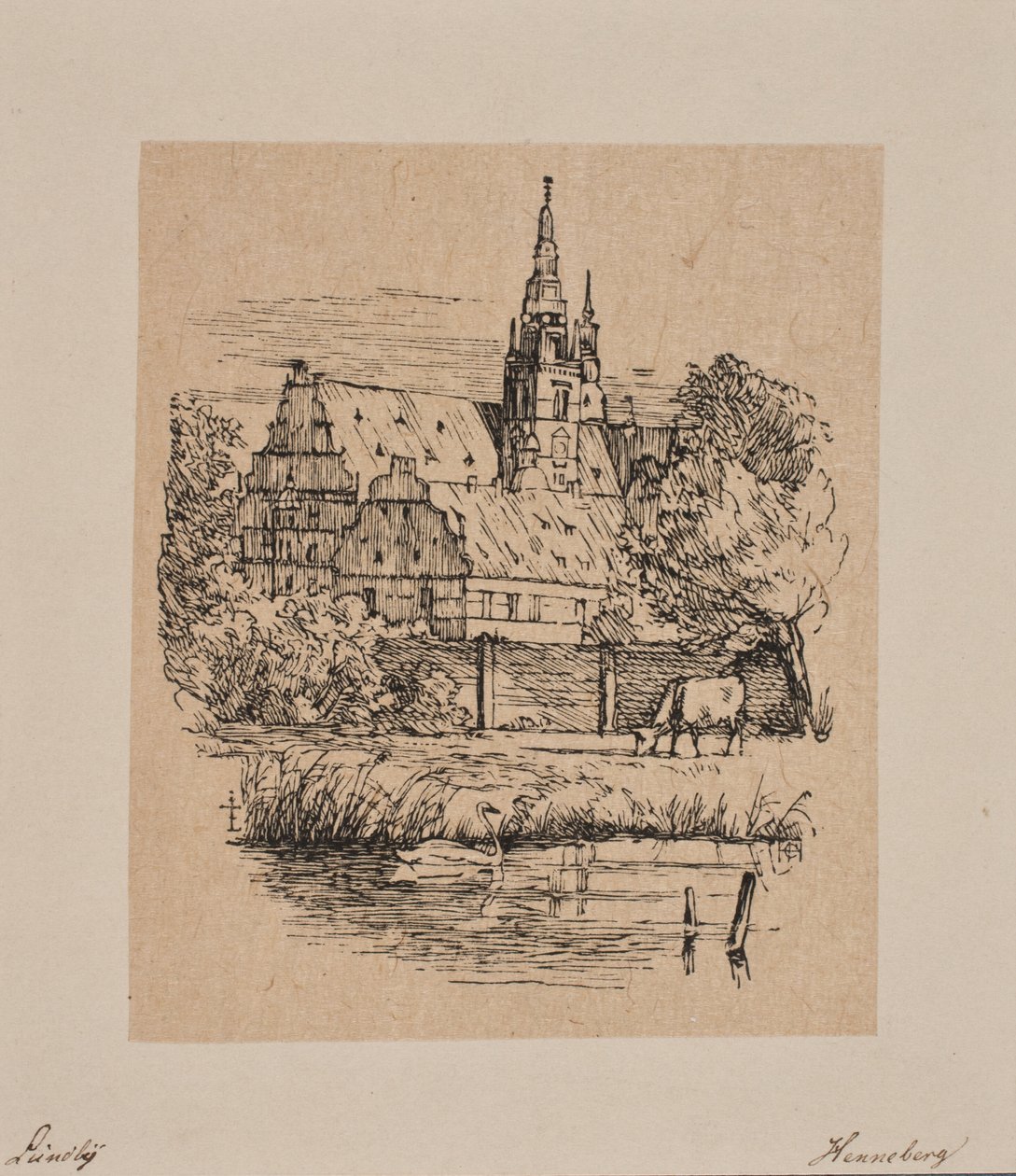 Frederiksborg slott av H. C. Henneberg