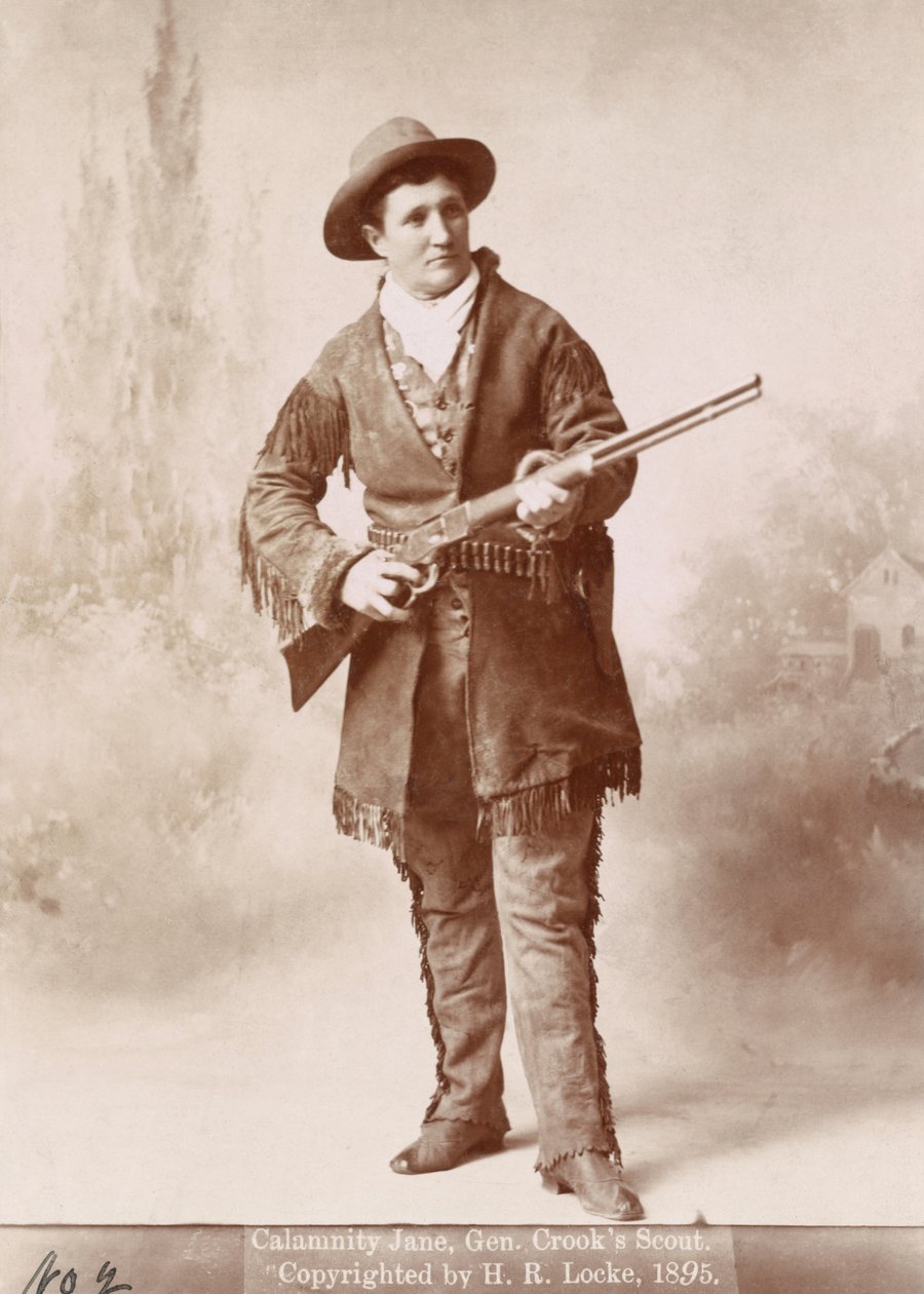 Portrett av Calamity Jane av H. R. Locke