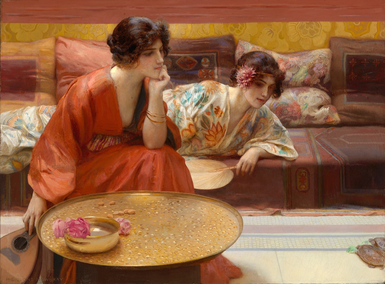 Inaktive timer, 1895. av H. Siddons Mowbray
