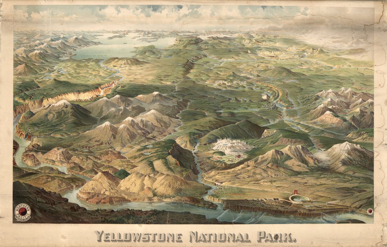 Yellowstone nasjonalpark. av H. Wellge