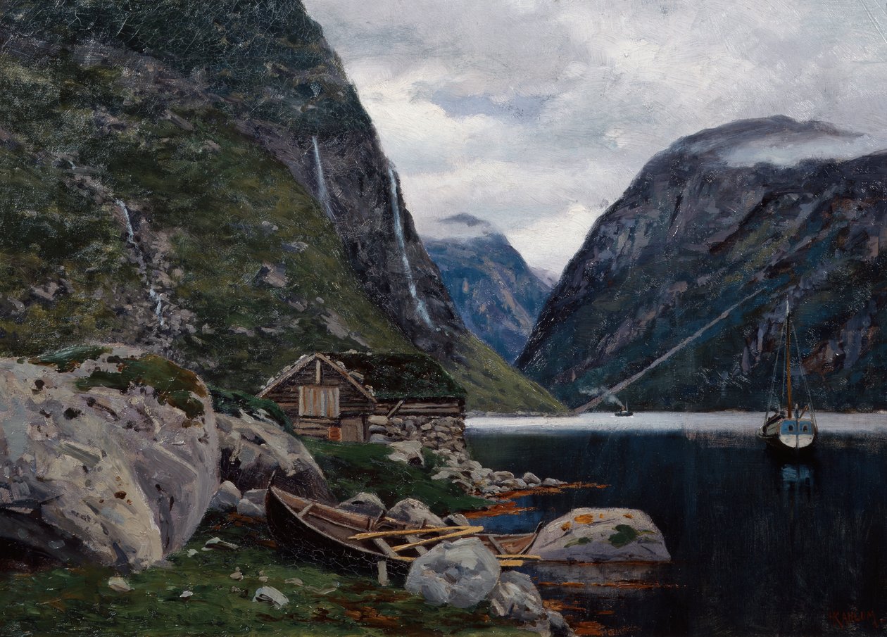 Fjordlandskap av Haakon Kaulum