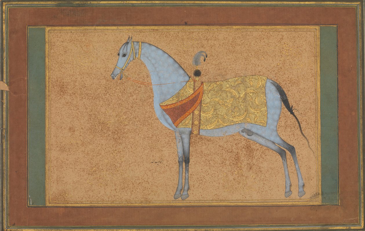 En hingst, ca. 1601-6. av Habiballah of Sava