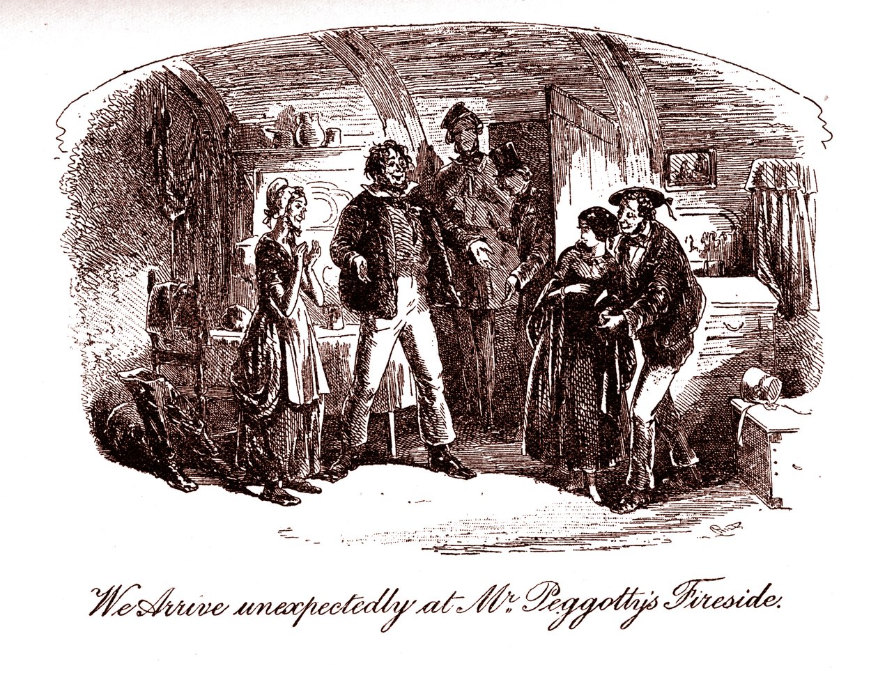 David Copperfield av Hablot Knight Browne