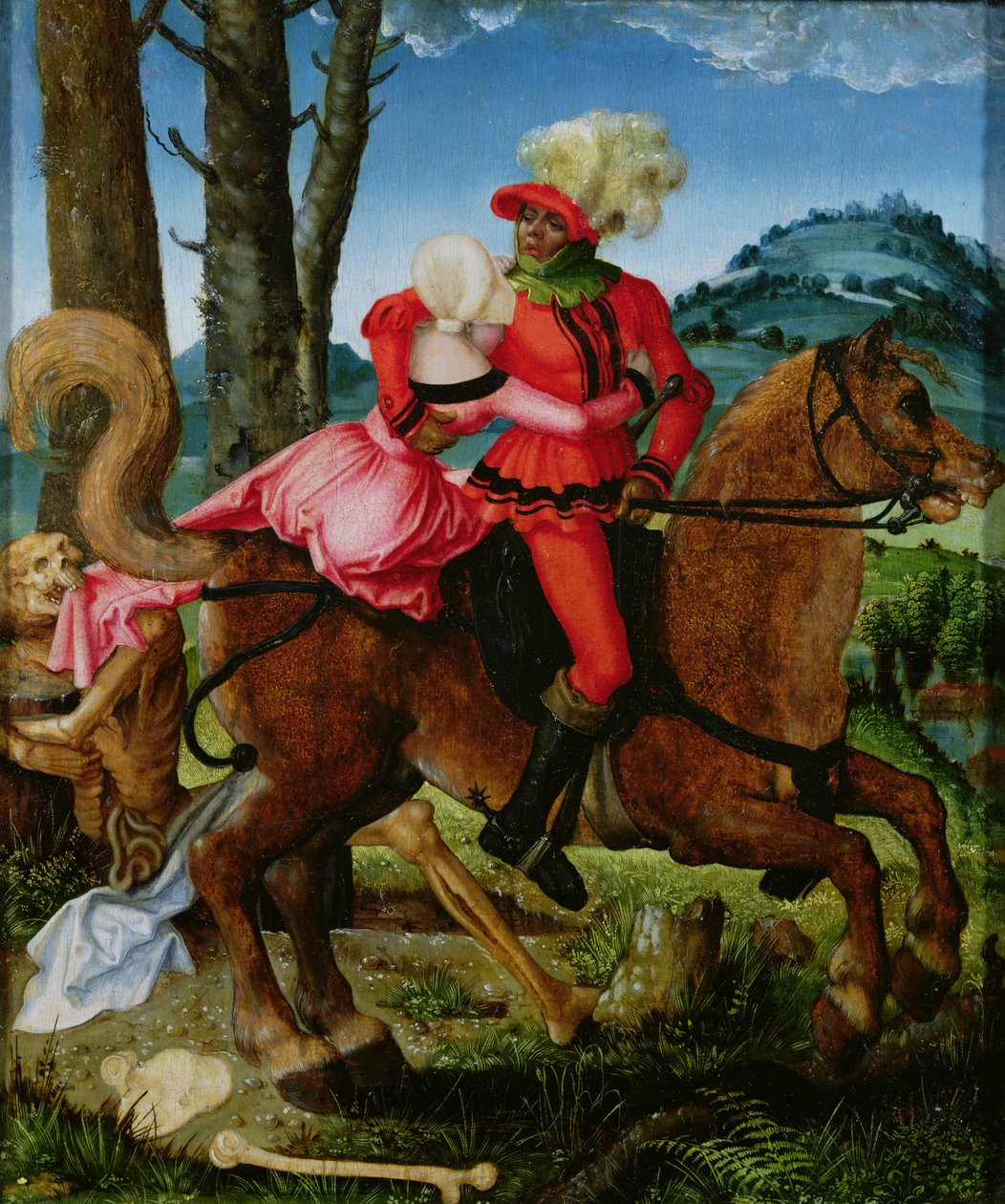 Ridderen, den unge jenta og døden av Hans Baldung Grien