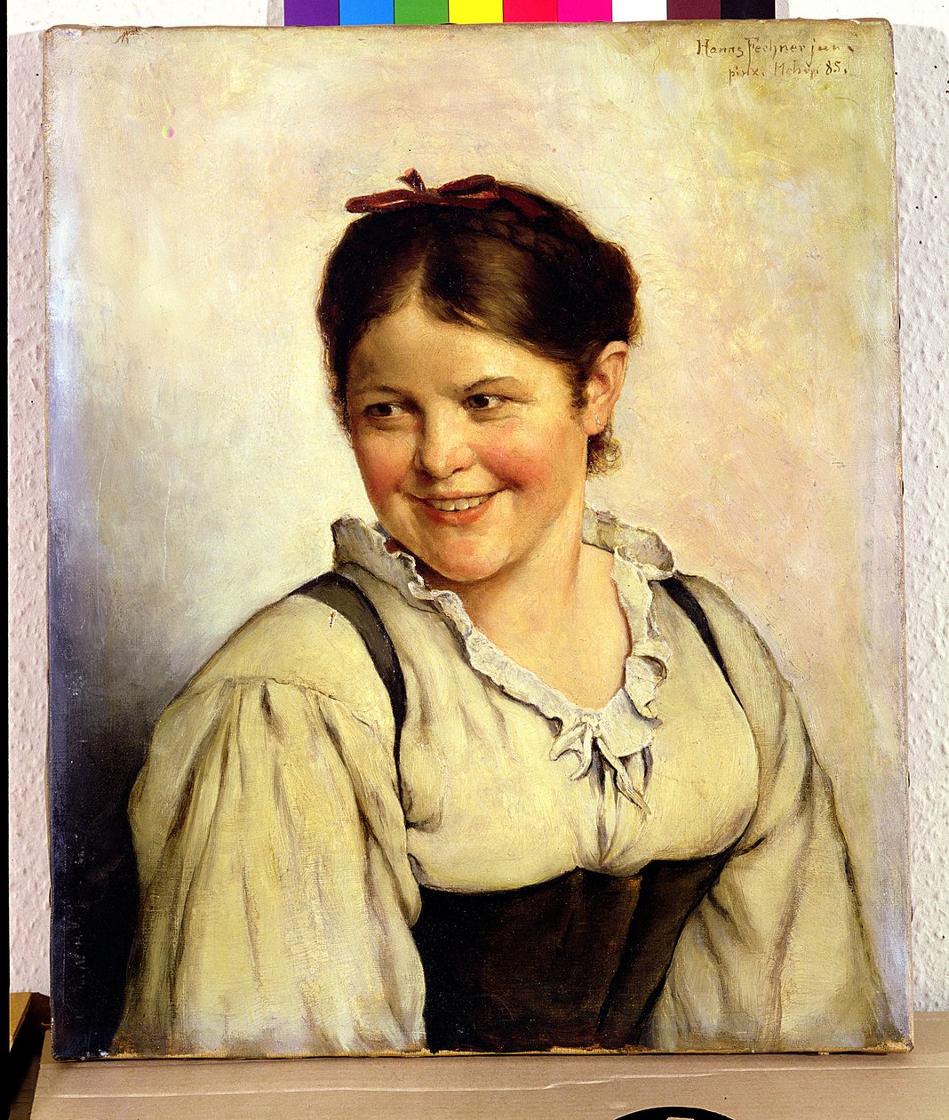 En landsjente, 1885 av Hans Fechner