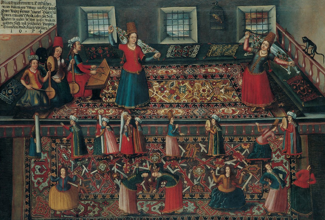 En scene fra den tyrkiske harem av Hans Gemminger
