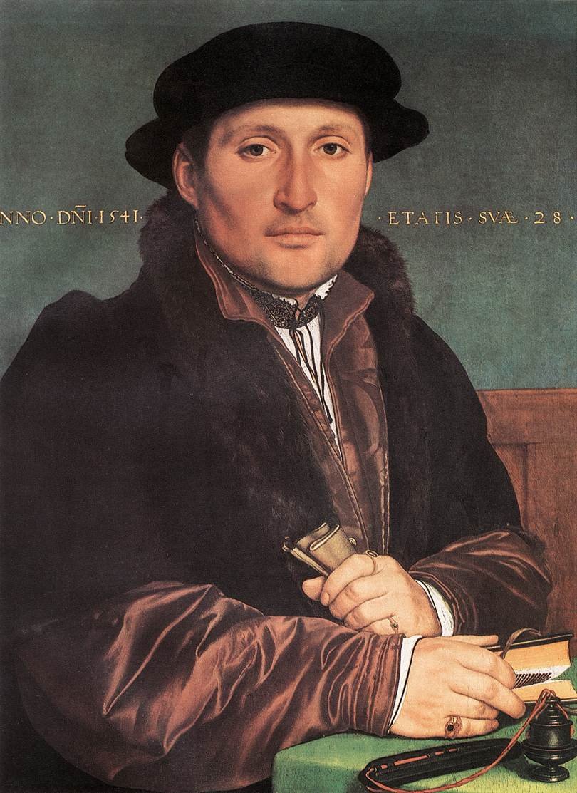 Portrett av en ung mann av Hans Holbein der Jüngere