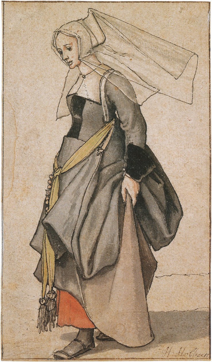 Ung engelsk kvinne av Hans Holbein der Jüngere