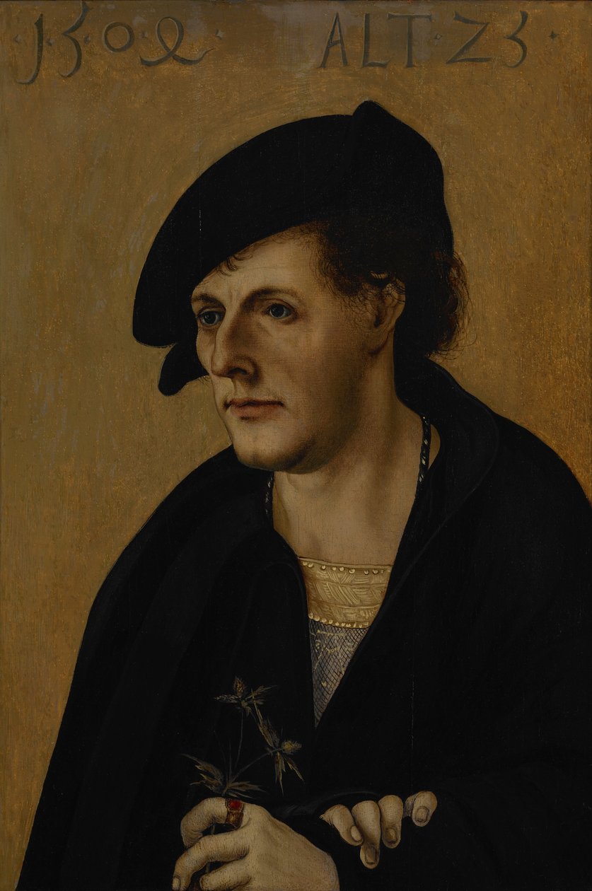 Portrett av en ung mann av Hans Leonhard Schäufelein