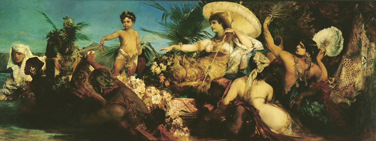 Cleopatra, 1875 av Hans Makart