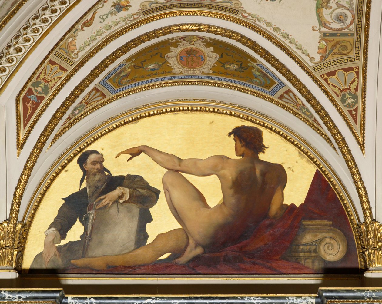 Michelangelo Buonarroti av Hans Makart