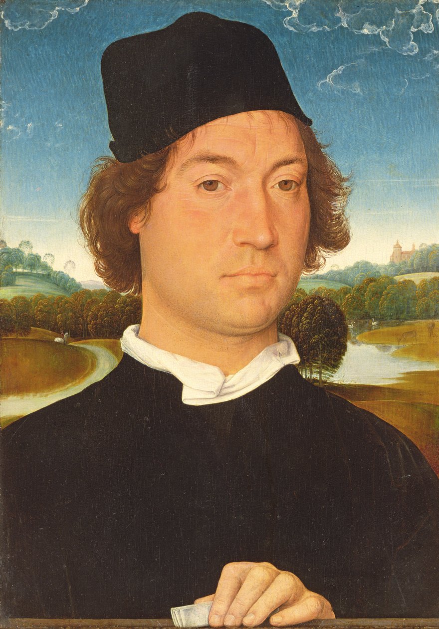 Portrett av en ukjent mann, ca. 1485 av Hans Memling