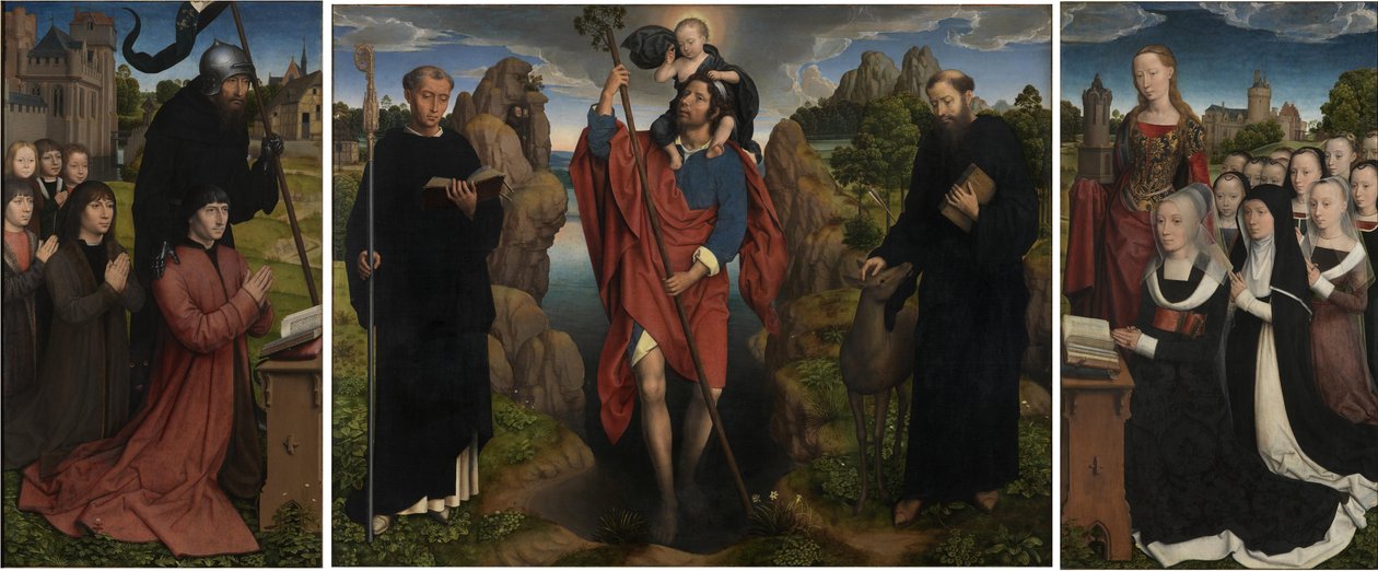 Triptych av Willem Moreel av Hans Memling