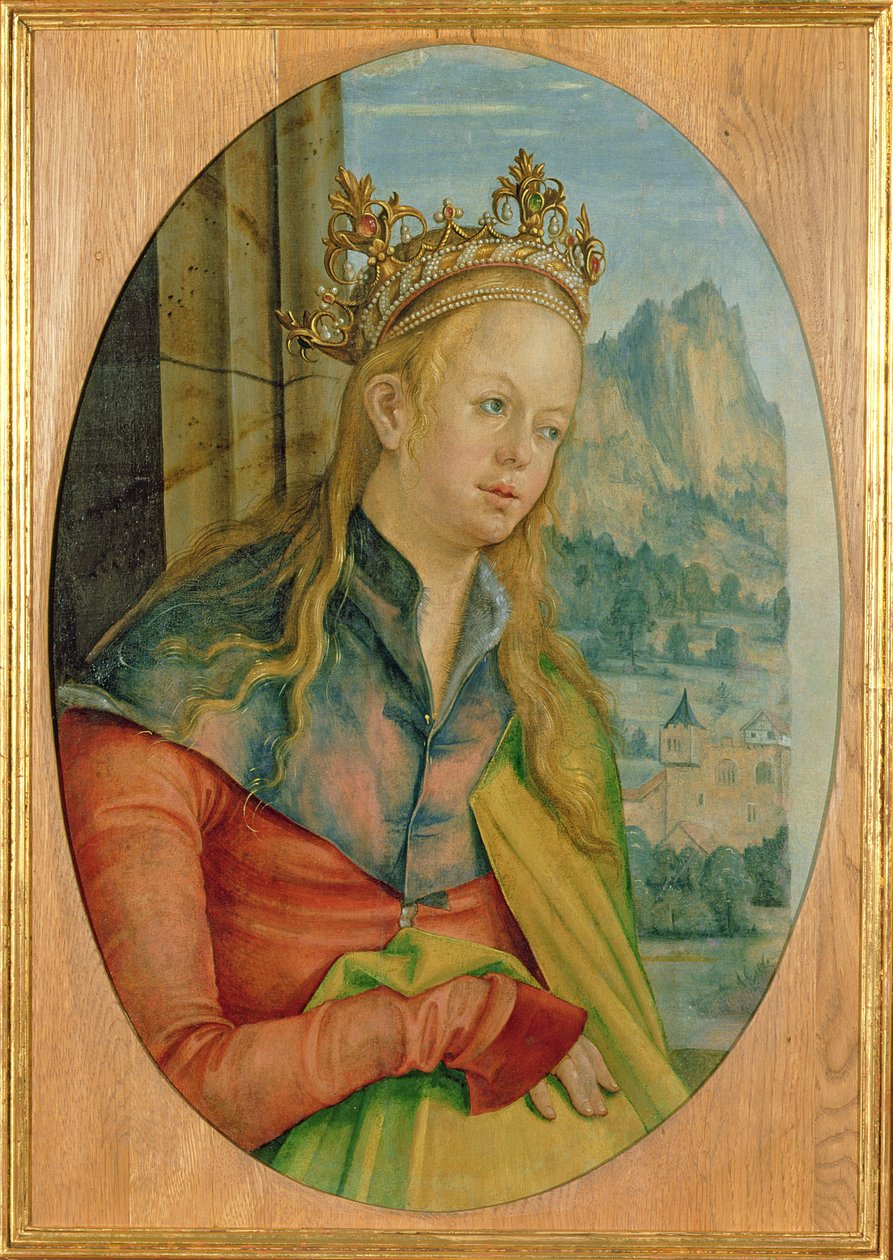 St. Katarina av Alexandria, ca. 1511 (tempera på panel) av Hans Suess Kulmbach