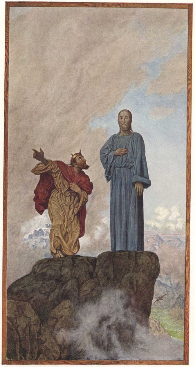 Kristi fristelse av Hans Thoma