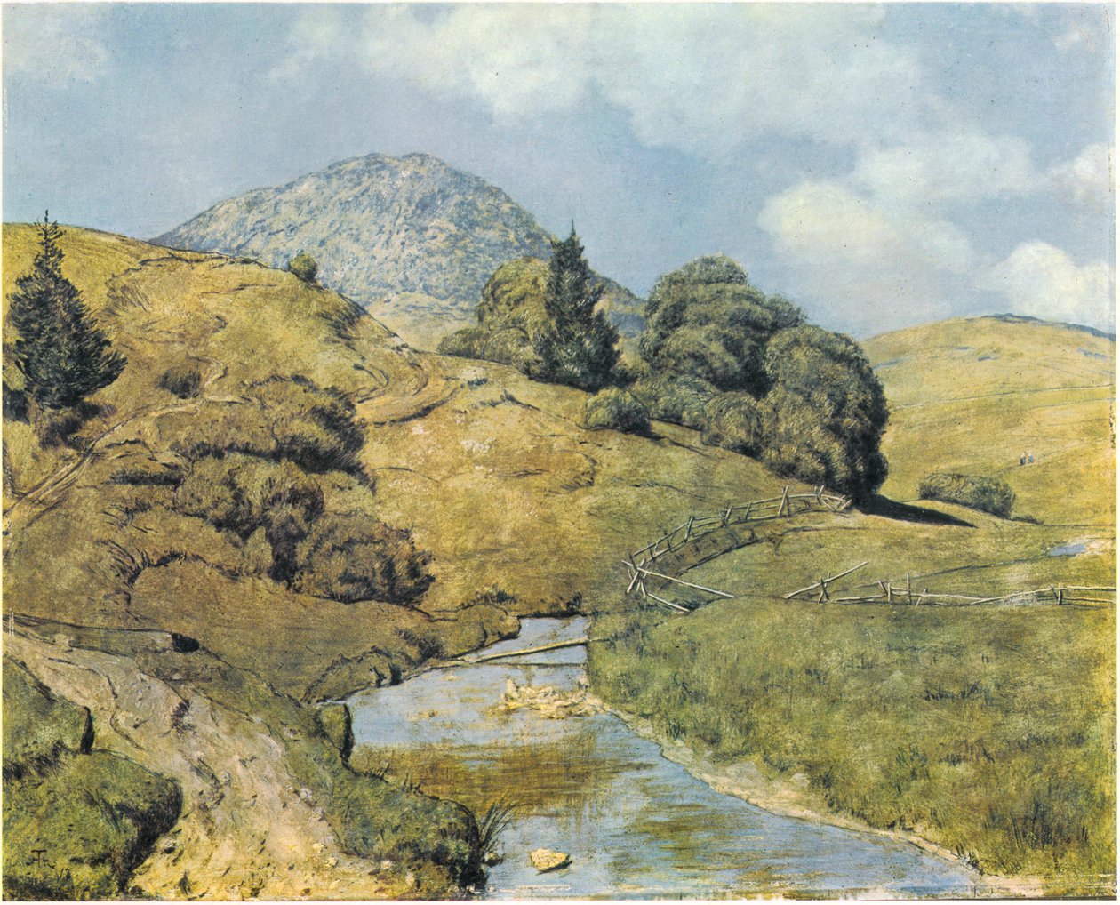 Blössling nær Bernau av Hans Thoma