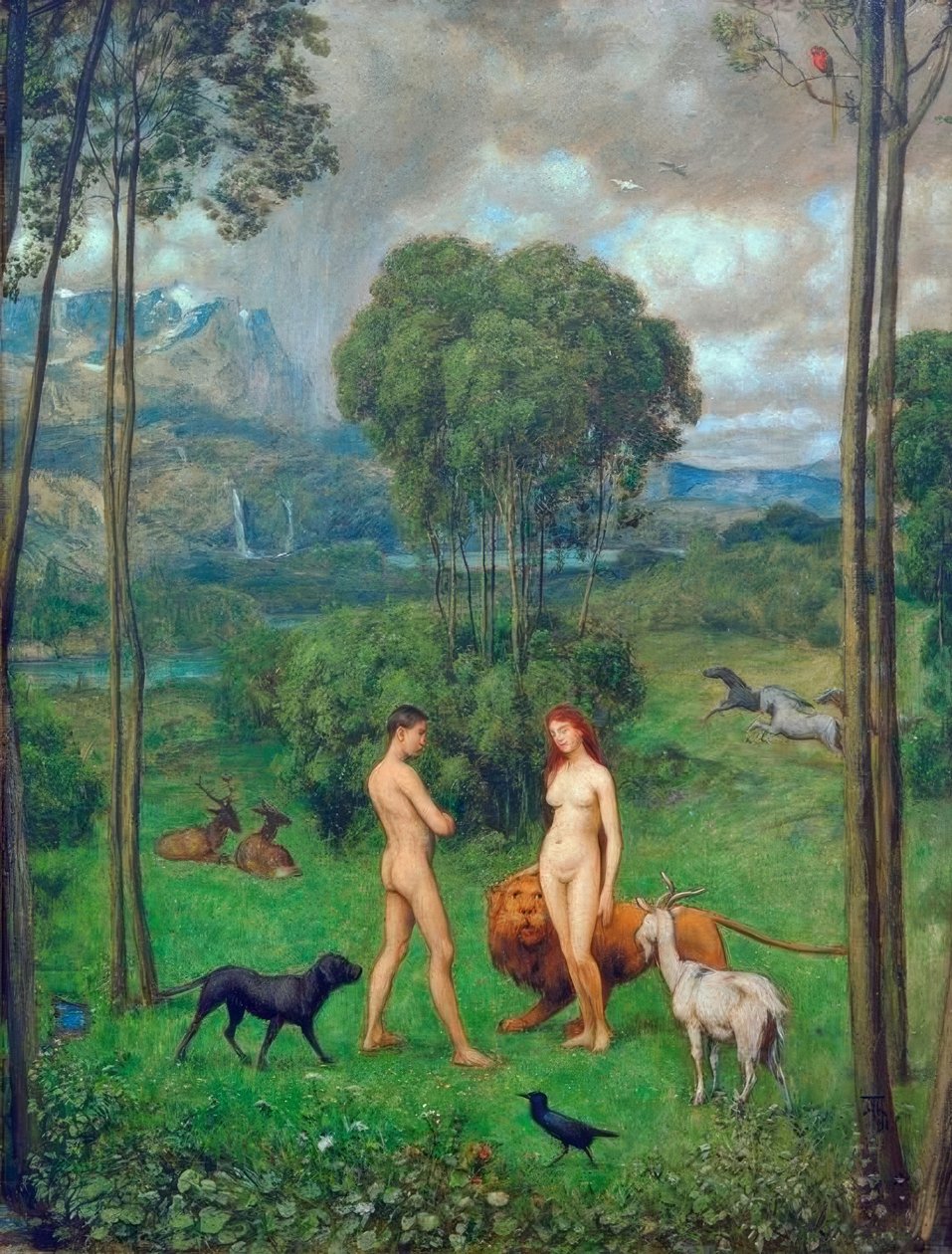 I paradis av Hans Thoma