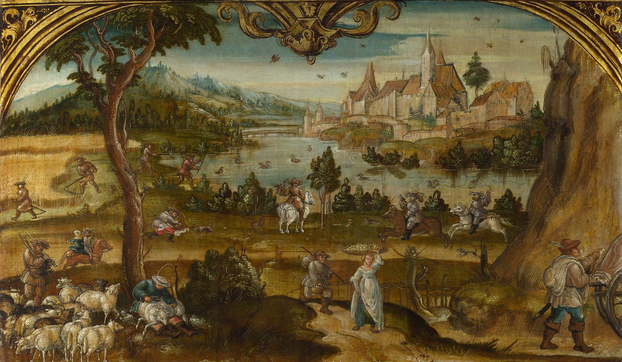 Sommer av Hans Wertinger