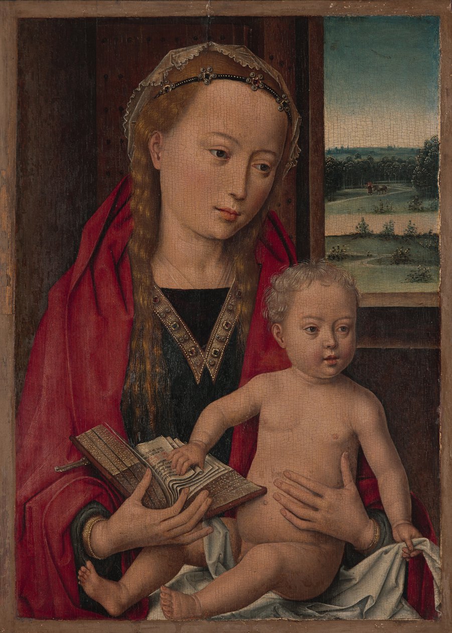 Jomfru og barn, ca. 1490-94 av Hans Memling