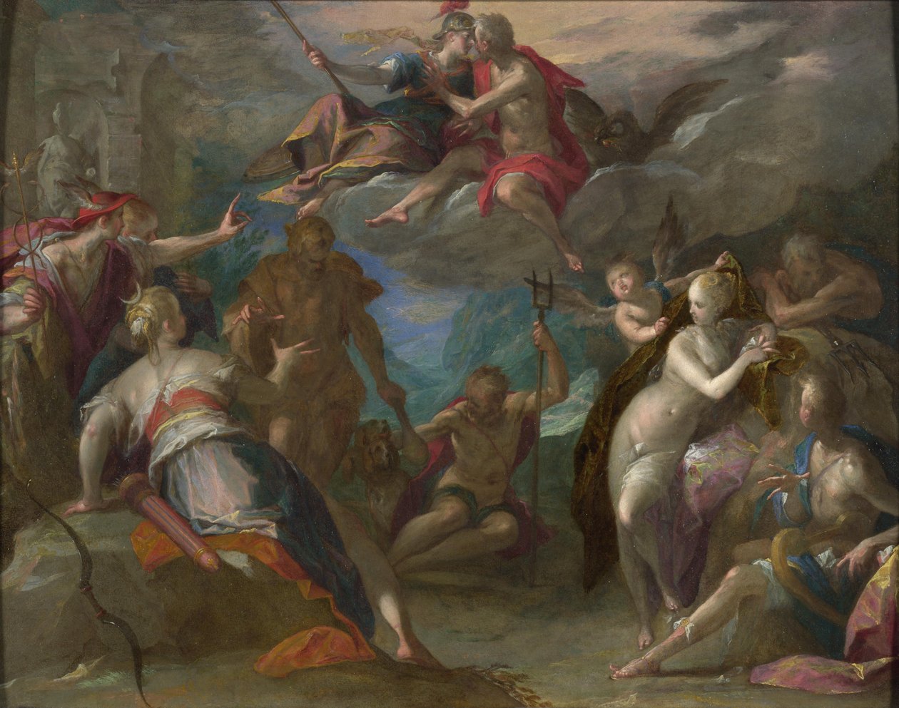Gudenes overraskelse av Hans von Aachen  