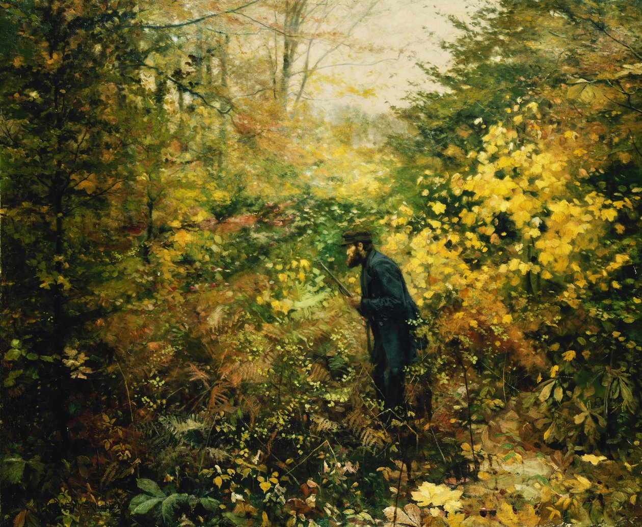 The Huntsman, 1887 av Hans Andersen Brendekilde