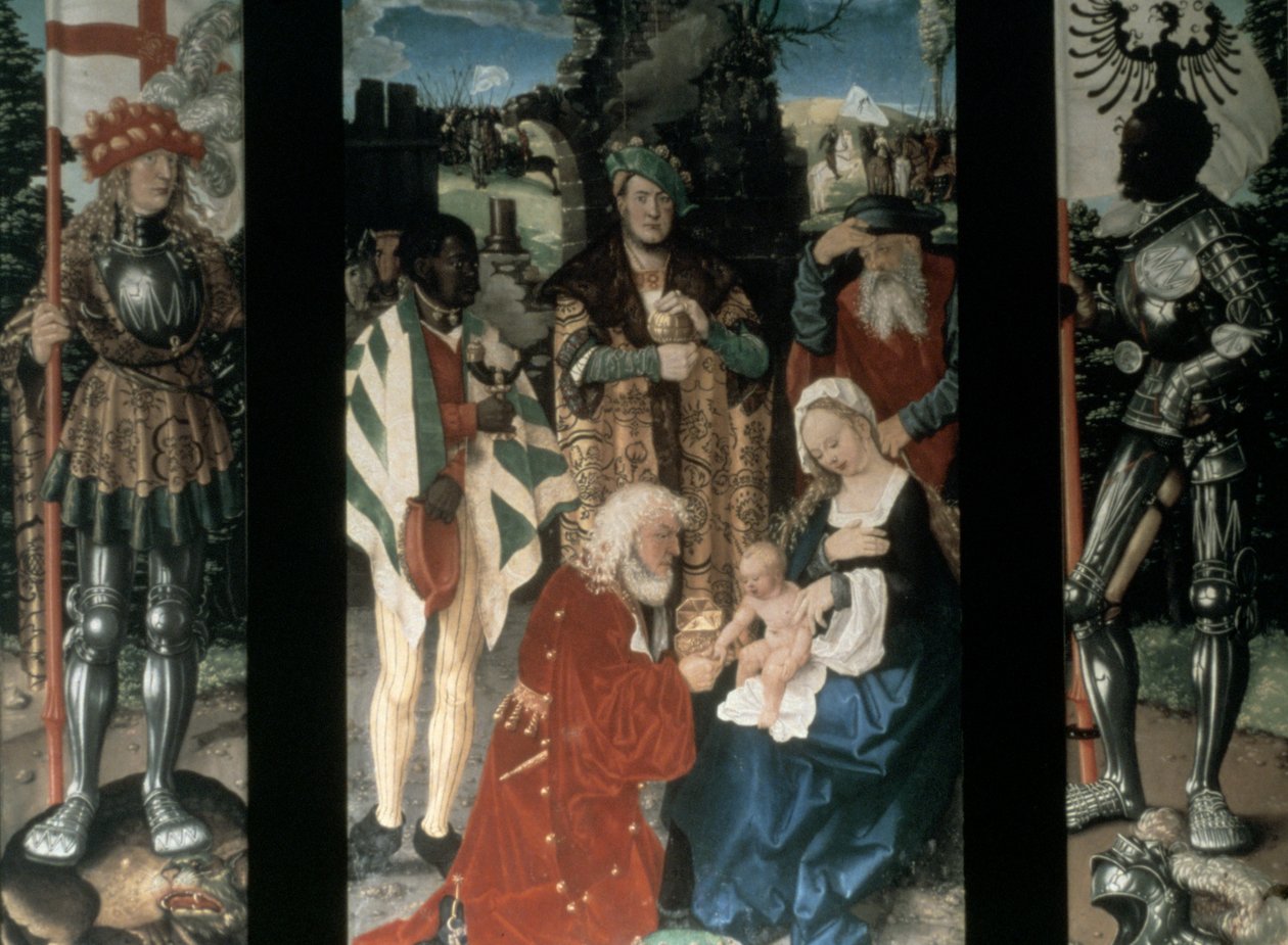Tilbedelse av magi, 1507 av Hans Baldung