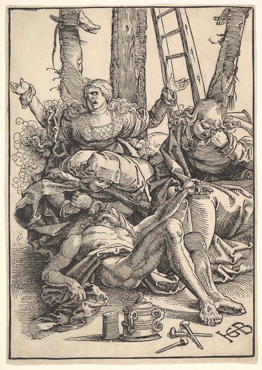 Klagesang for Kristus, 1510. av Hans Baldung