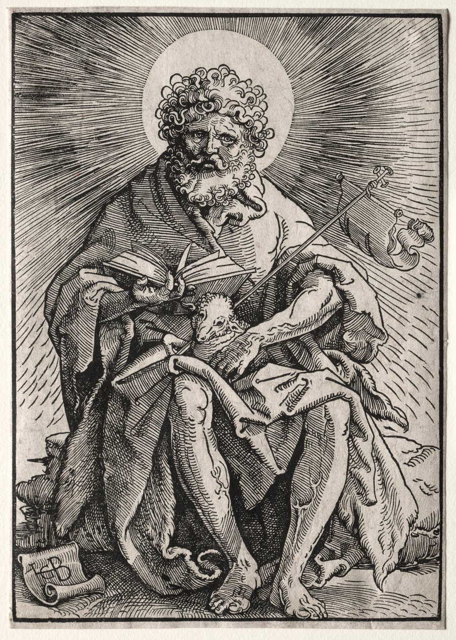 Døperen Johannes, ca. 1518-19. av Hans Baldung