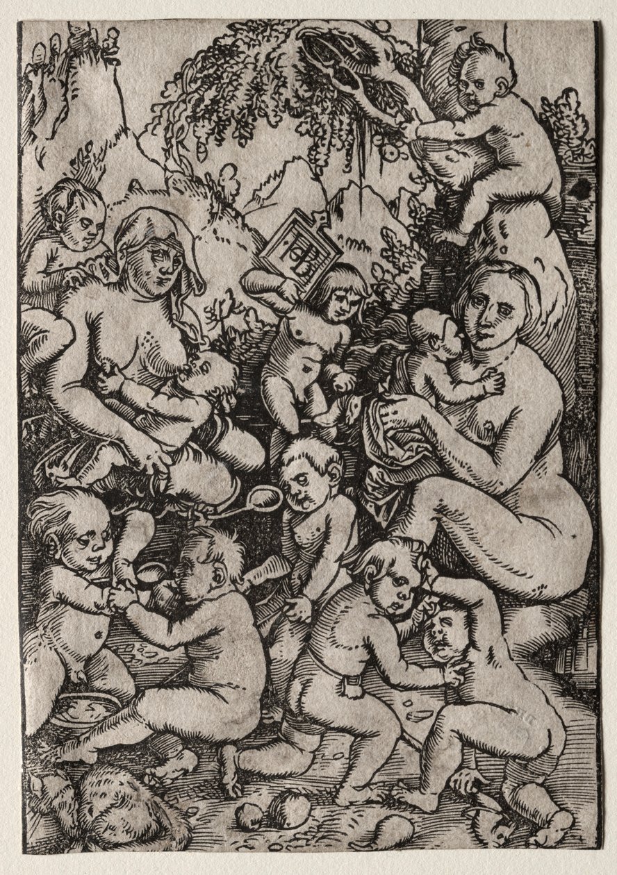 De to mødrene. av Hans Baldung