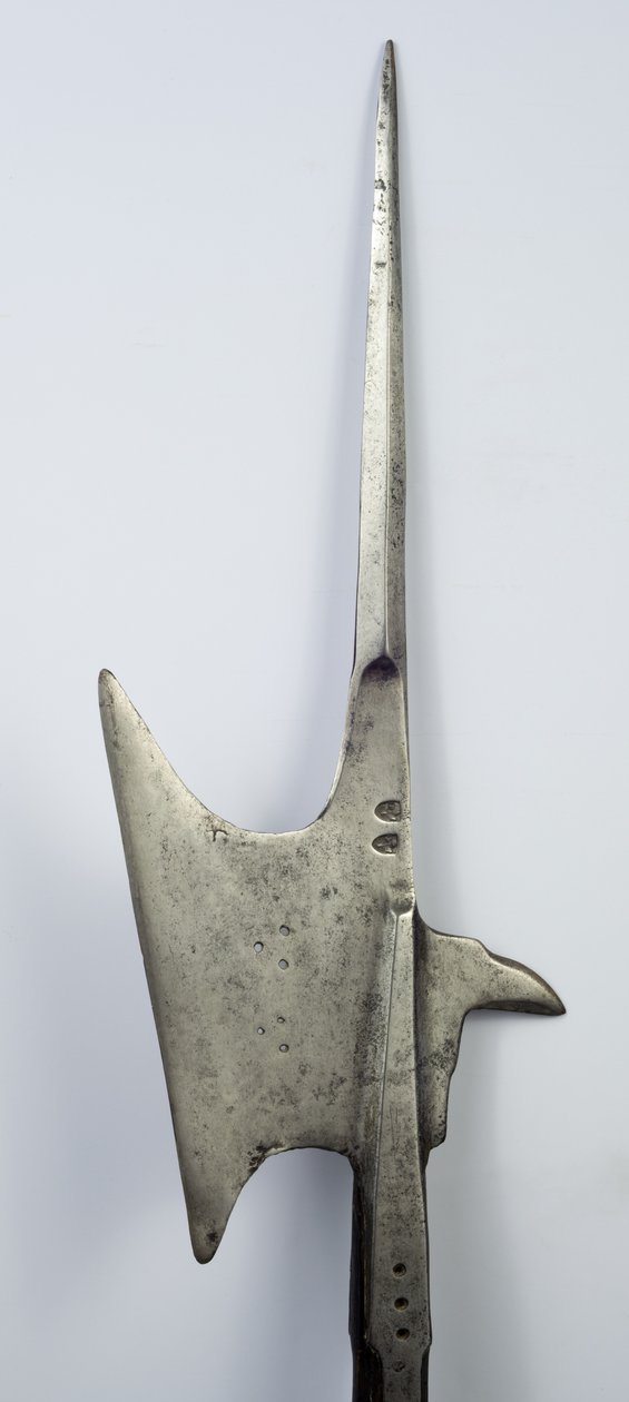 Hellebard, ca. 1600-25 (stål og tre) av Hans Balthasar Bodmer