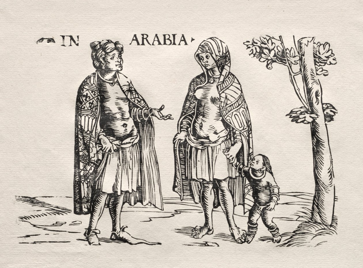 Innfødte i Arabia og India. av Hans Burgkmair