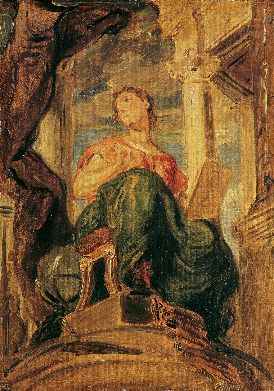 Die Muse Clio av Hans Canon