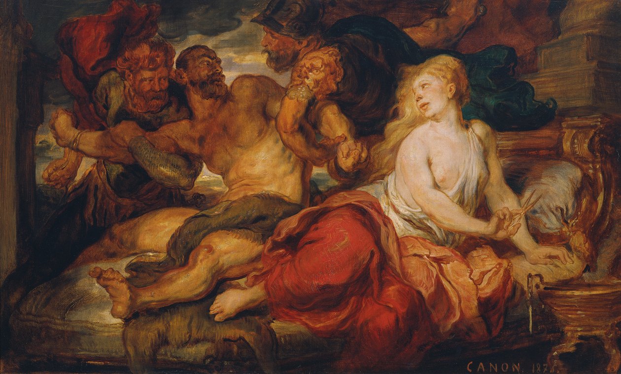 Samson og Delila av Hans Canon