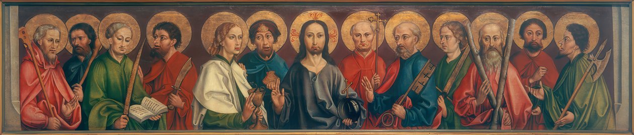 Kristus og de tolv apostler av Hans Haider