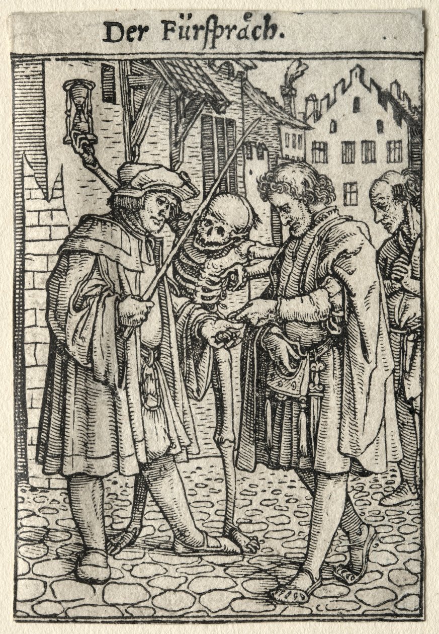 Dødedansen: Advokaten. av Hans Holbein