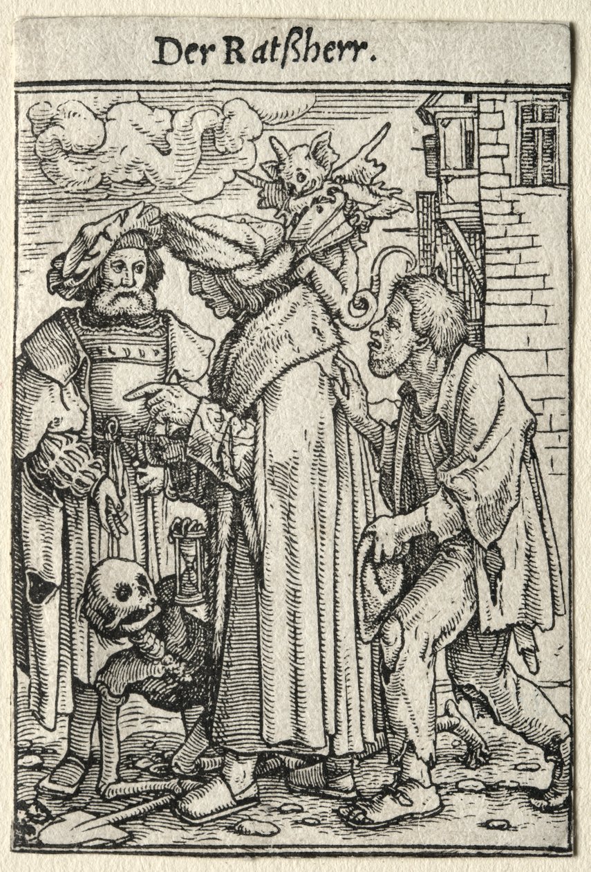 Dødedansen: Rådmannen av Hans Holbein