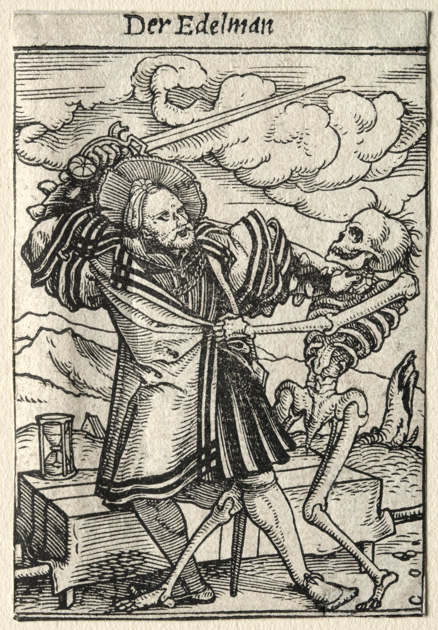 Dødedansen: Adelsmannen av Hans Holbein