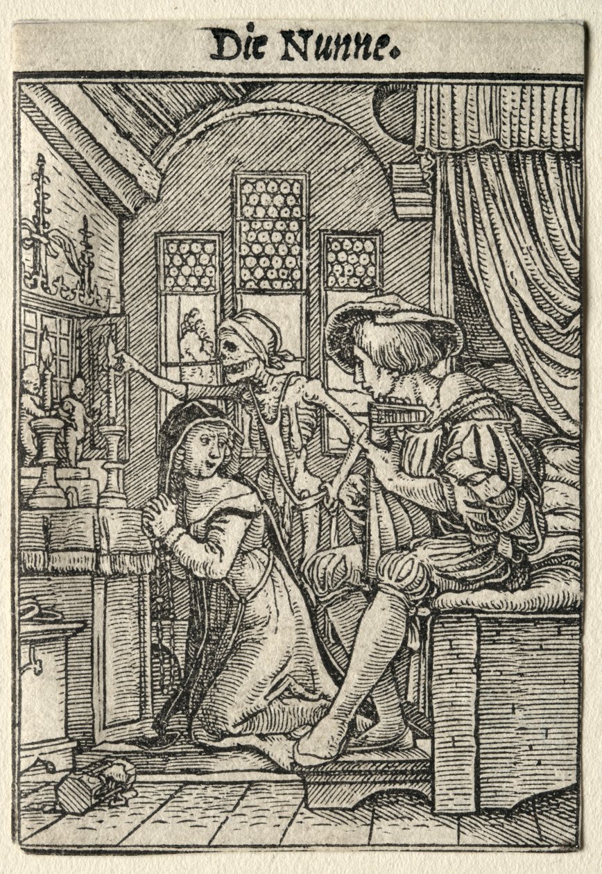 Dødedansen: Nonnen av Hans Holbein