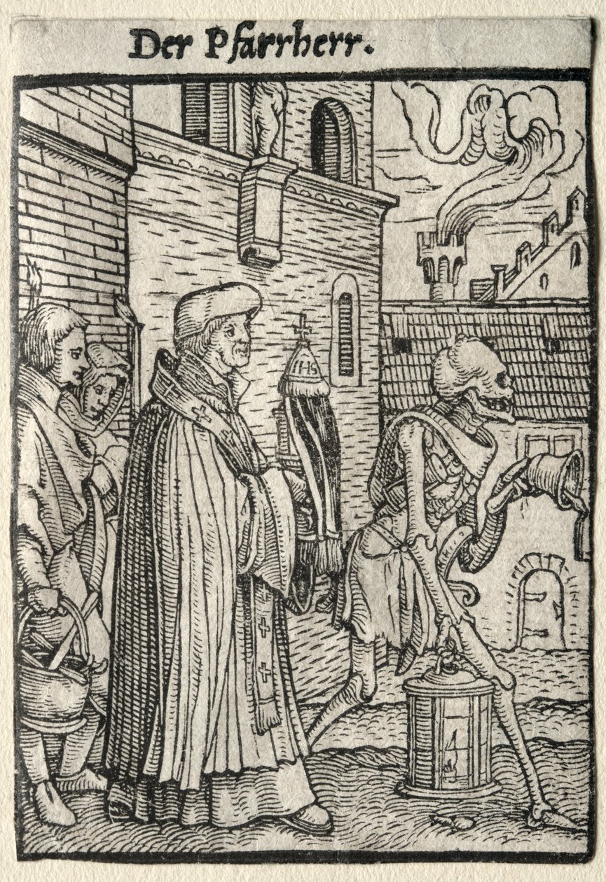 Dødedansen: Pastoren av Hans Holbein