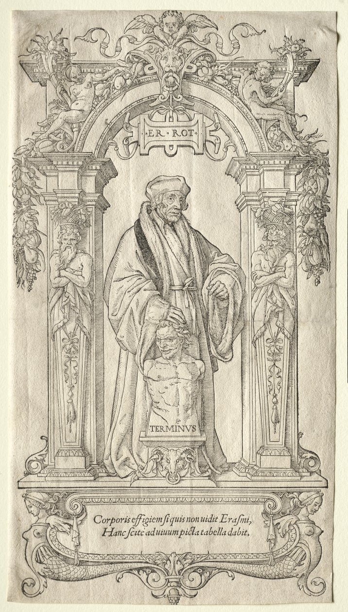 Erasmus av Rotterdam. av Hans Holbein