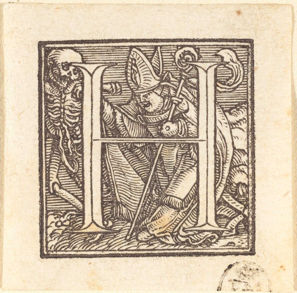 Bokstaven H. av Hans Holbein der Jüngere