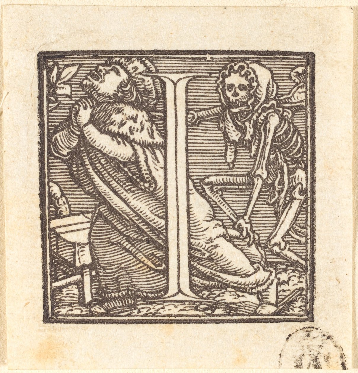 Bokstav I. av Hans Holbein der Jüngere